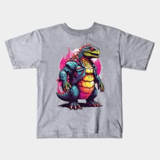 Neon Dino Kids T-Shirt